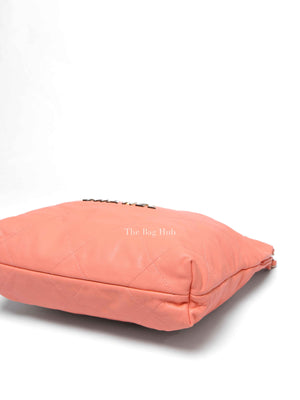 Chanel Light Salmon Caviar 22 Small Handbag