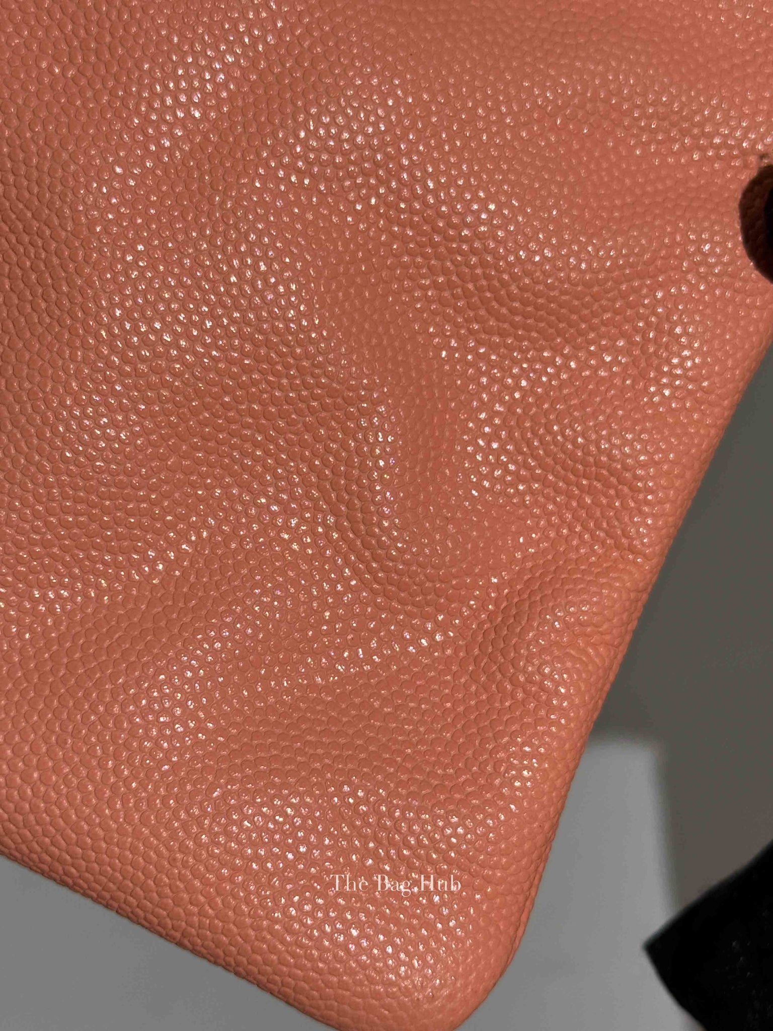 Chanel Light Salmon Caviar 22 Small Handbag