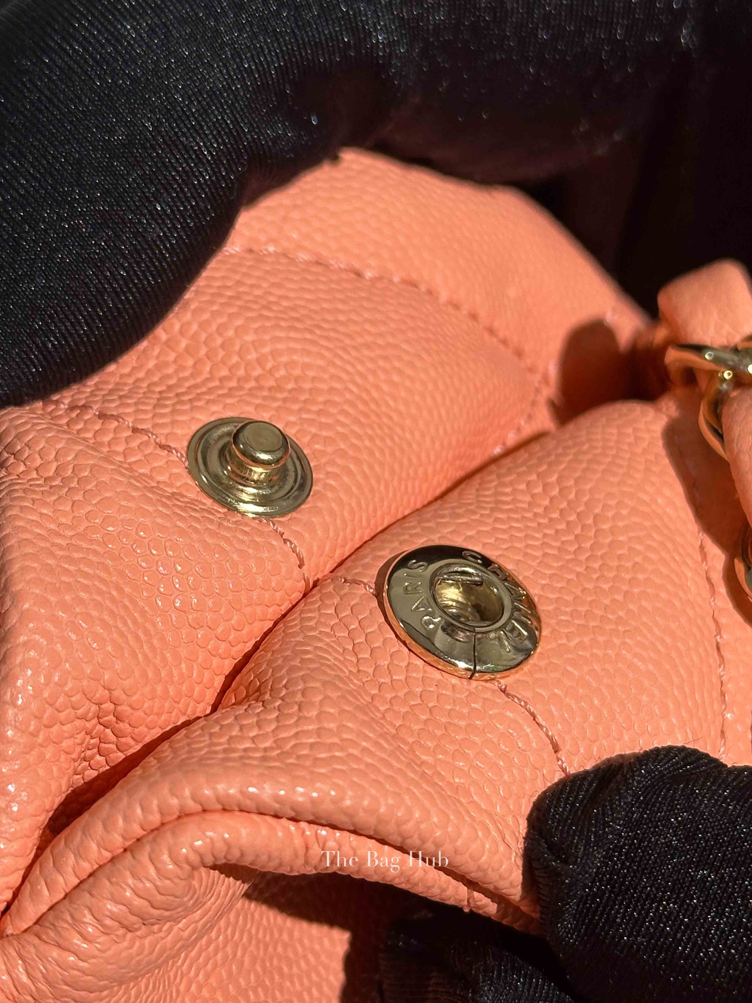 Chanel Light Salmon Caviar 22 Small Handbag
