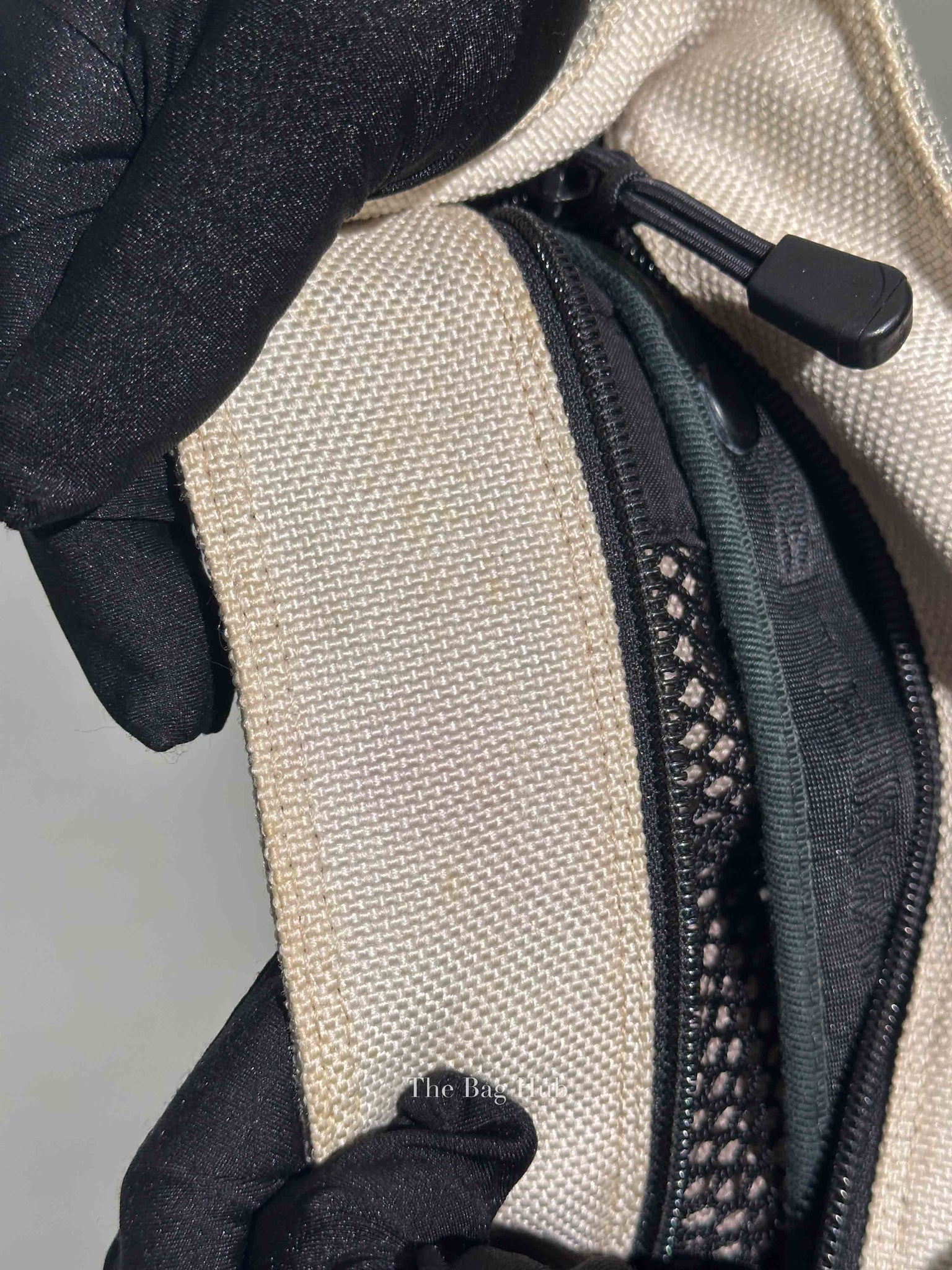Chanel Black Mesh Sport Line Tote Bag