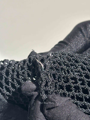 Chanel Black Mesh Sport Line Tote Bag