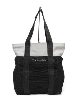 Chanel Black Mesh Sport Line Tote Bag