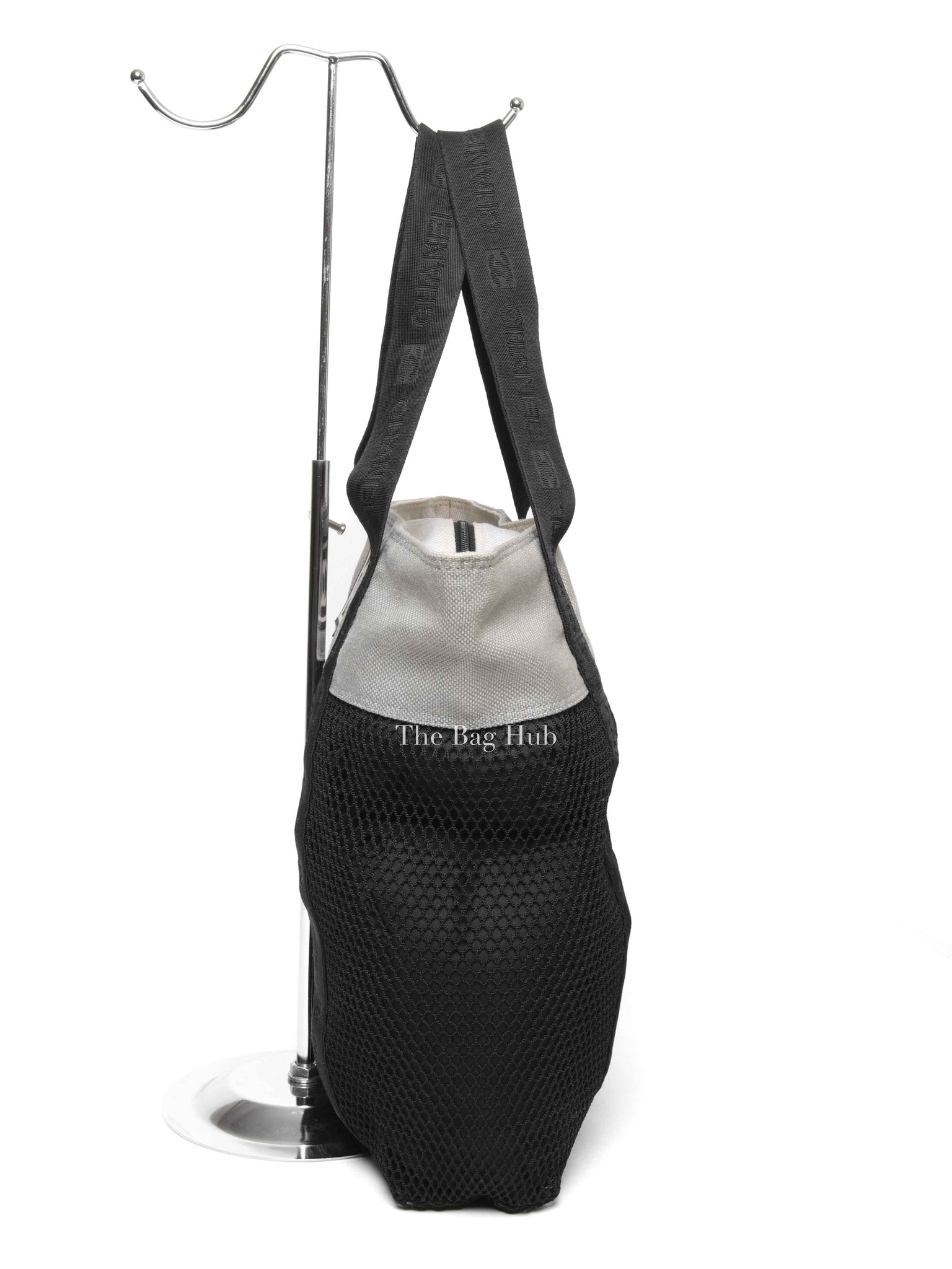Chanel Black Mesh Sport Line Tote Bag