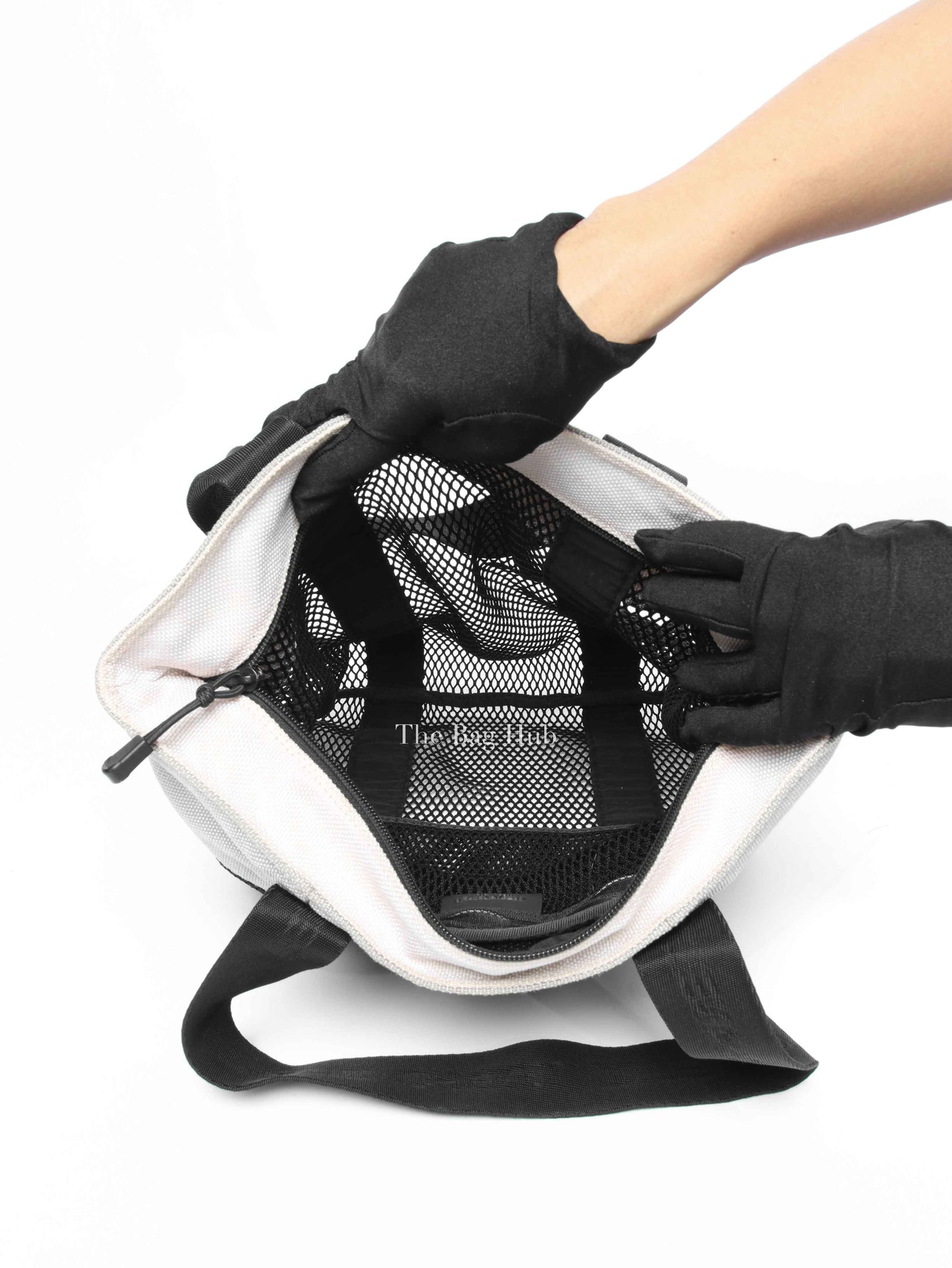 Chanel Black Mesh Sport Line Tote Bag