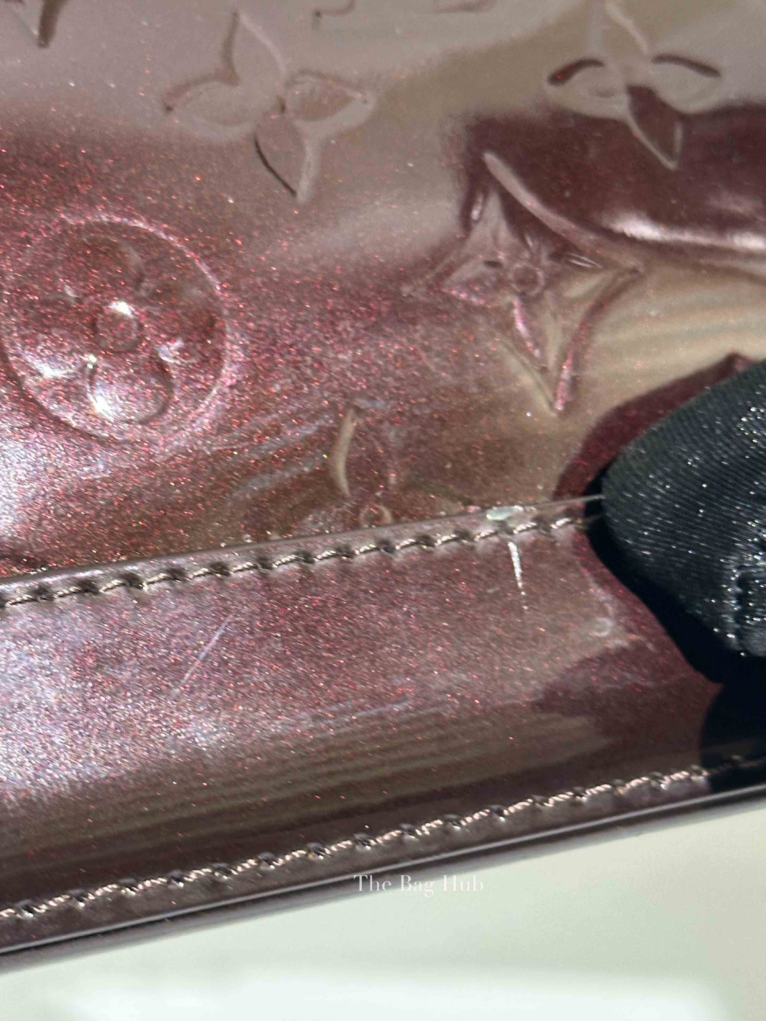 Louis Vuitton Amarante Monogram Vernis Alma PM Bag