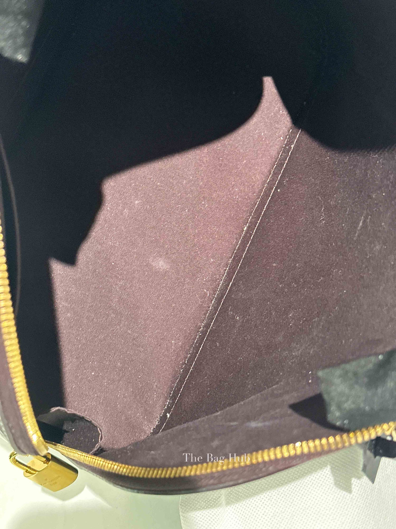 Louis Vuitton Amarante Monogram Vernis Alma PM Bag