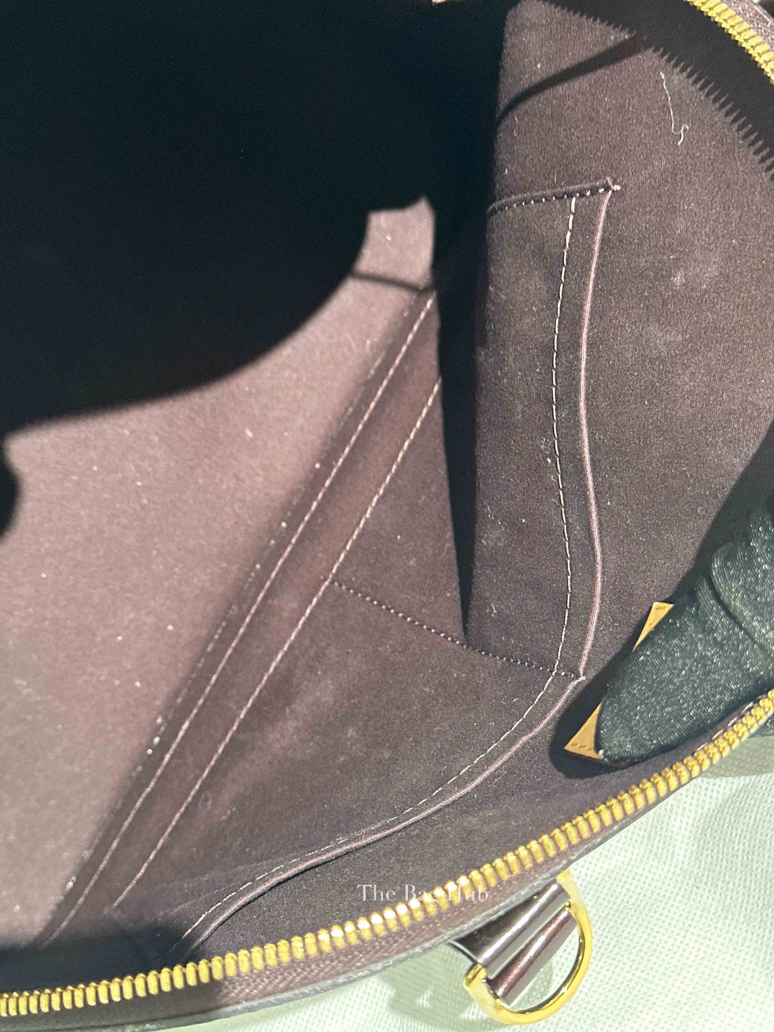 Louis Vuitton Amarante Monogram Vernis Alma PM Bag