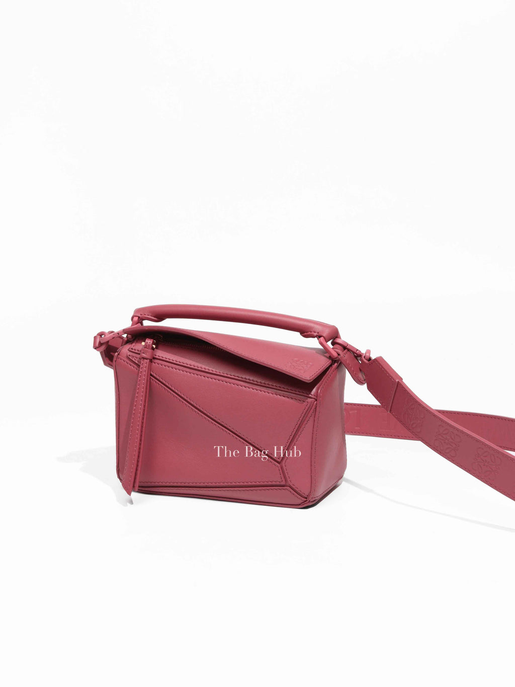 Loewe Plumrose Calfskin Mini Puzzle Bag