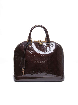 Louis Vuitton Amarante Monogram Vernis Alma PM Bag