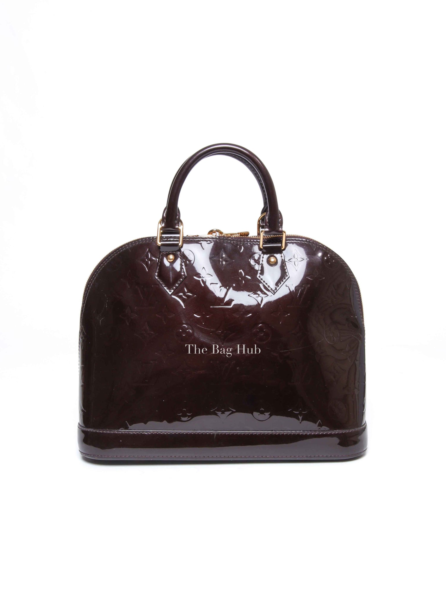 Louis Vuitton Amarante Monogram Vernis Alma PM Bag