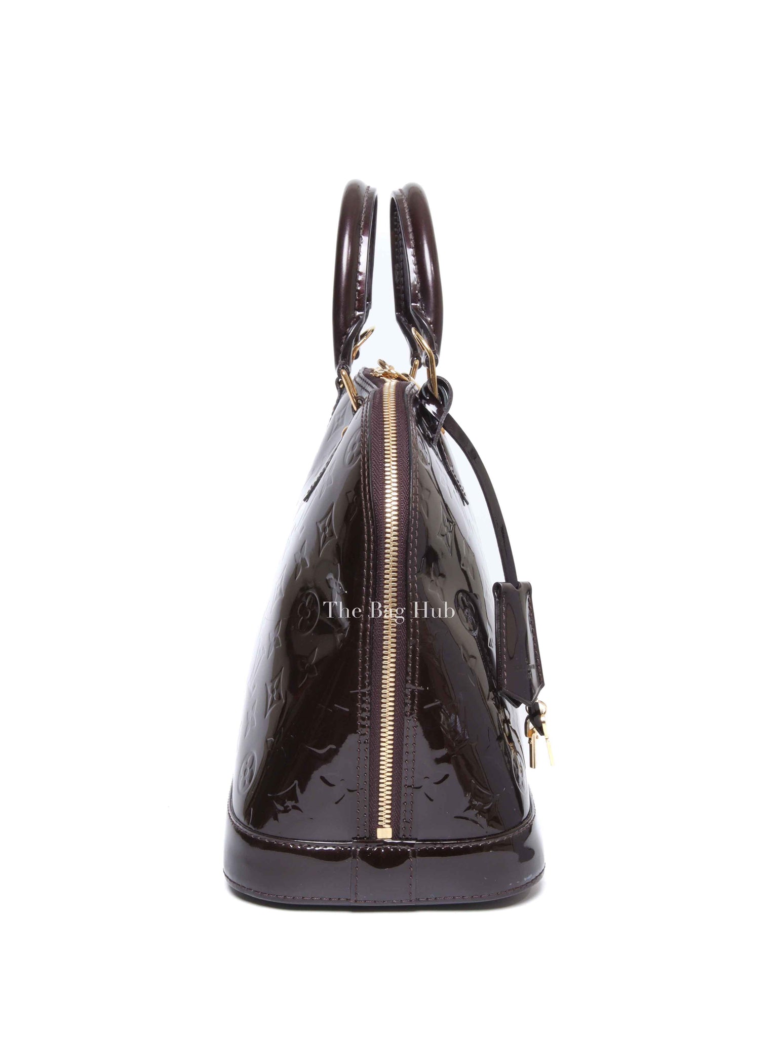 Louis Vuitton Amarante Monogram Vernis Alma PM Bag