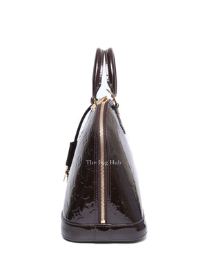 Louis Vuitton Amarante Monogram Vernis Alma PM Bag
