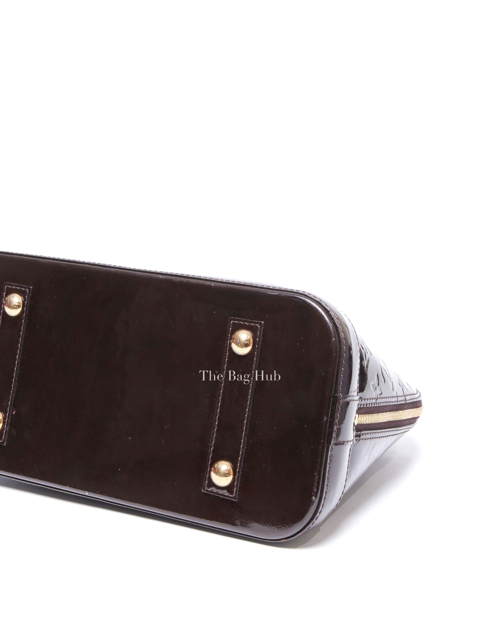 Louis Vuitton Amarante Monogram Vernis Alma PM Bag