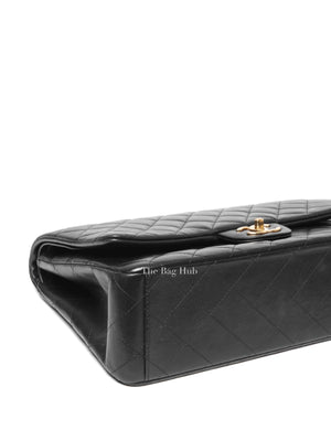 Chanel Black Leather Timeless Double Flap Maxi Jumbo Bag