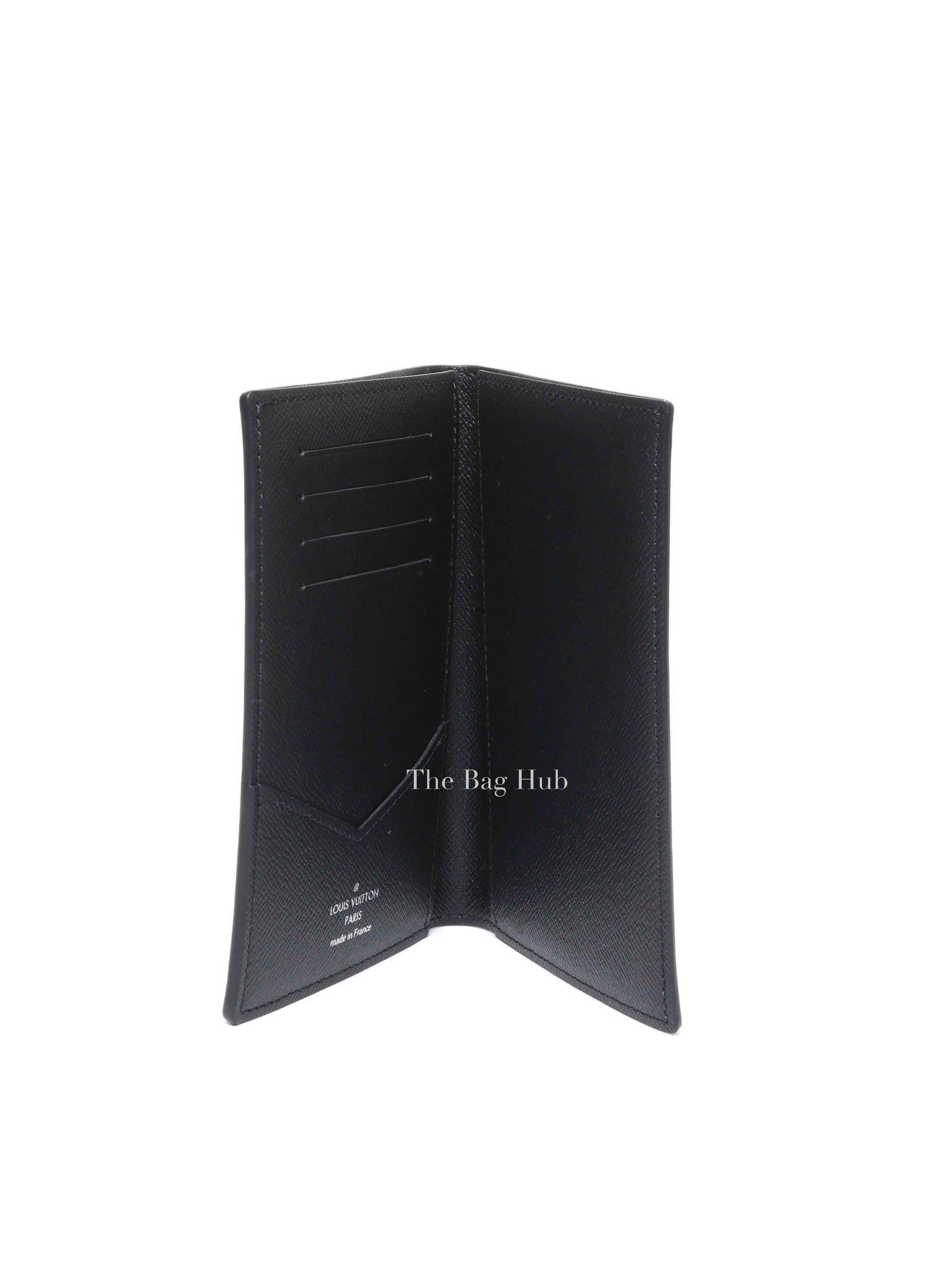 Louis Vuitton Black Coated Canvas Monogram Eclipse Passport Cover