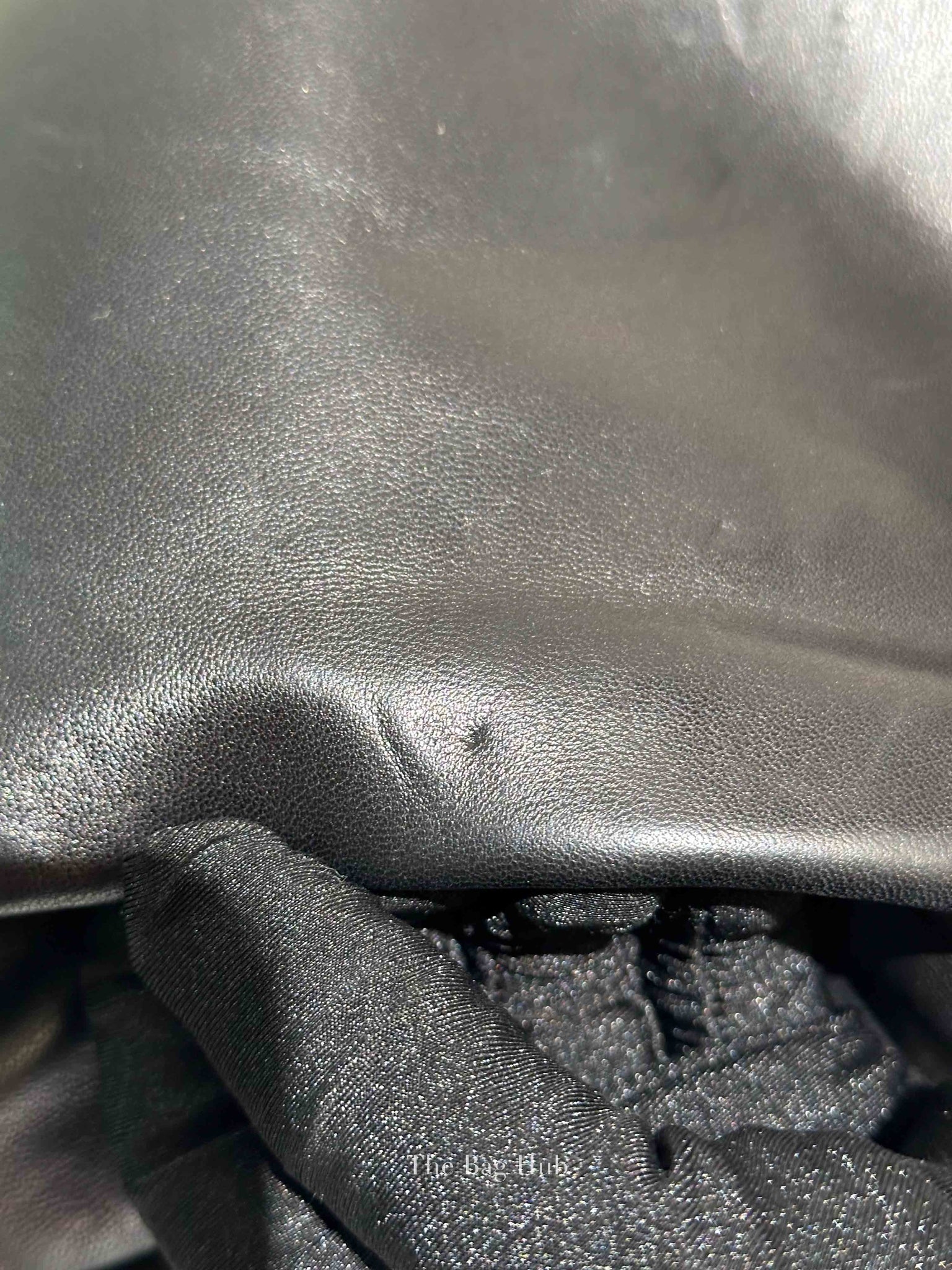 Prada Black Leather Enamel Logo Crossbody Bag