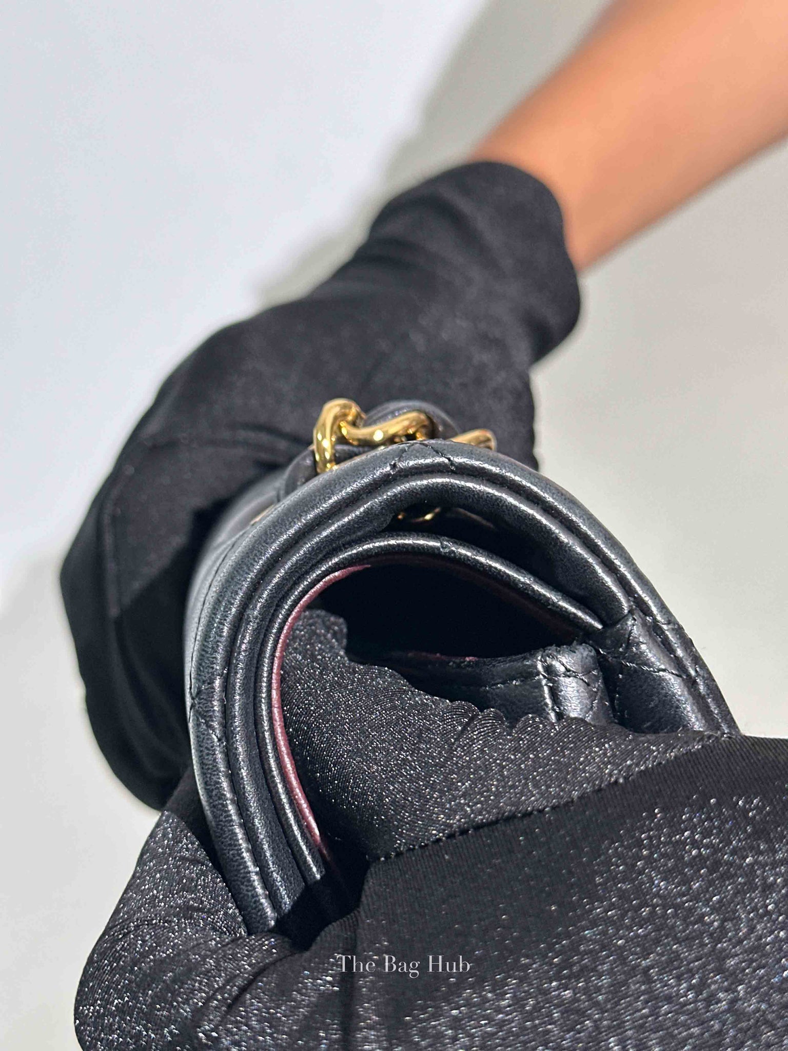 Chanel Black Leather Timeless Double Flap Maxi Jumbo Bag
