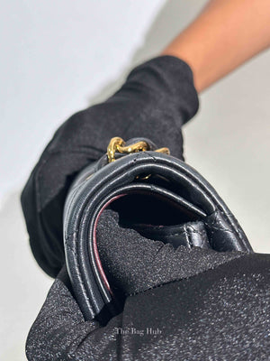 Chanel Black Leather Timeless Double Flap Maxi Jumbo Bag