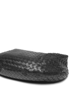 Bottega Veneta Black Intrecciato Leather Jodie Classic Shoulder Bag