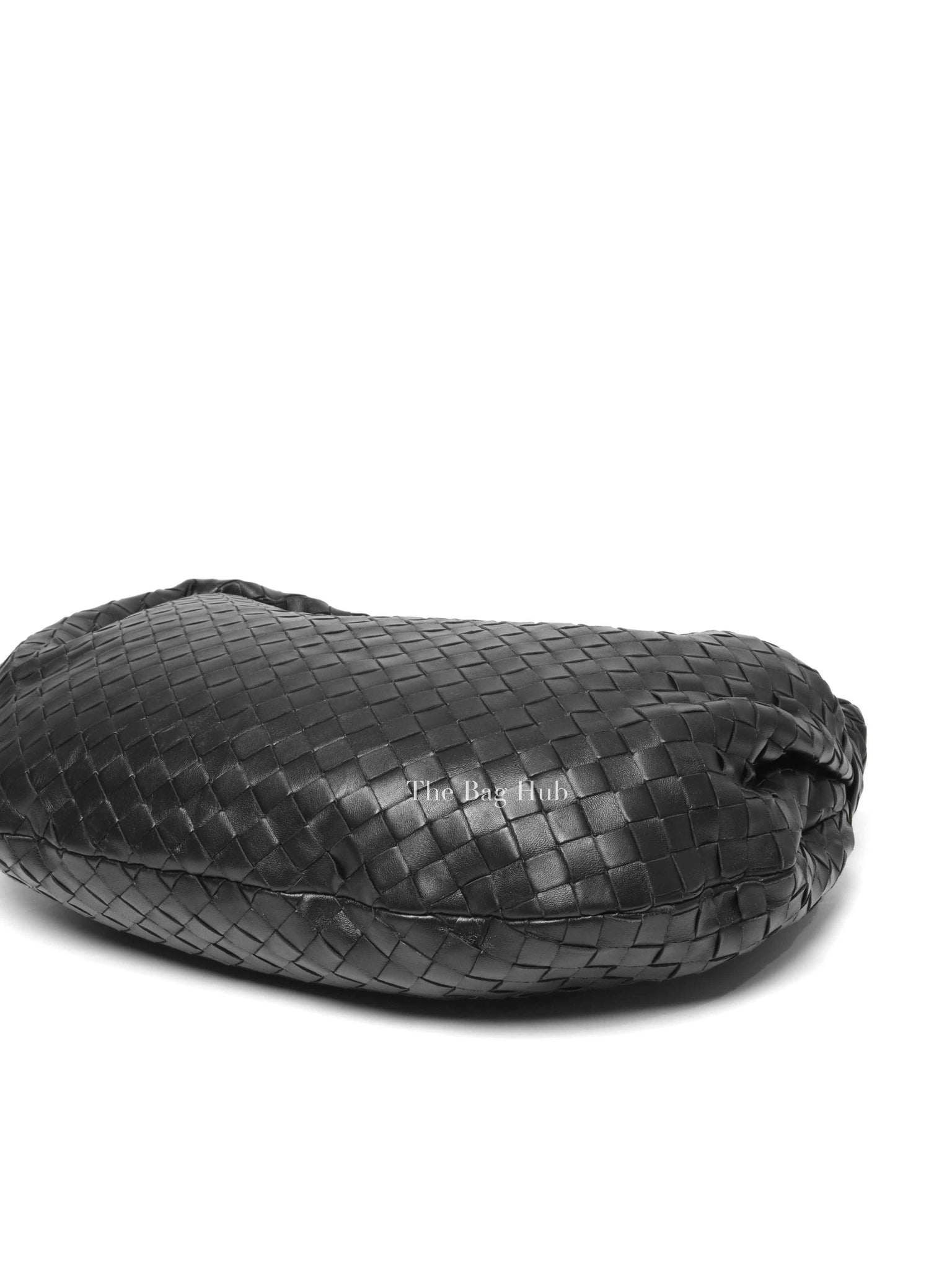 Bottega Veneta Black Intrecciato Leather Jodie Classic Shoulder Bag