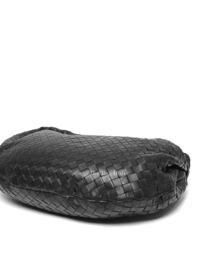 Bottega Veneta Black Intrecciato Leather Jodie Classic Shoulder Bag