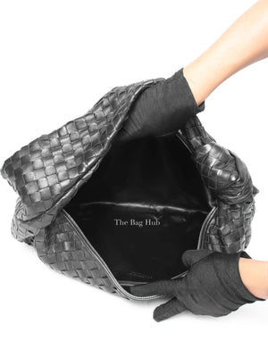 Bottega Veneta Black Intrecciato Leather Jodie Classic Shoulder Bag
