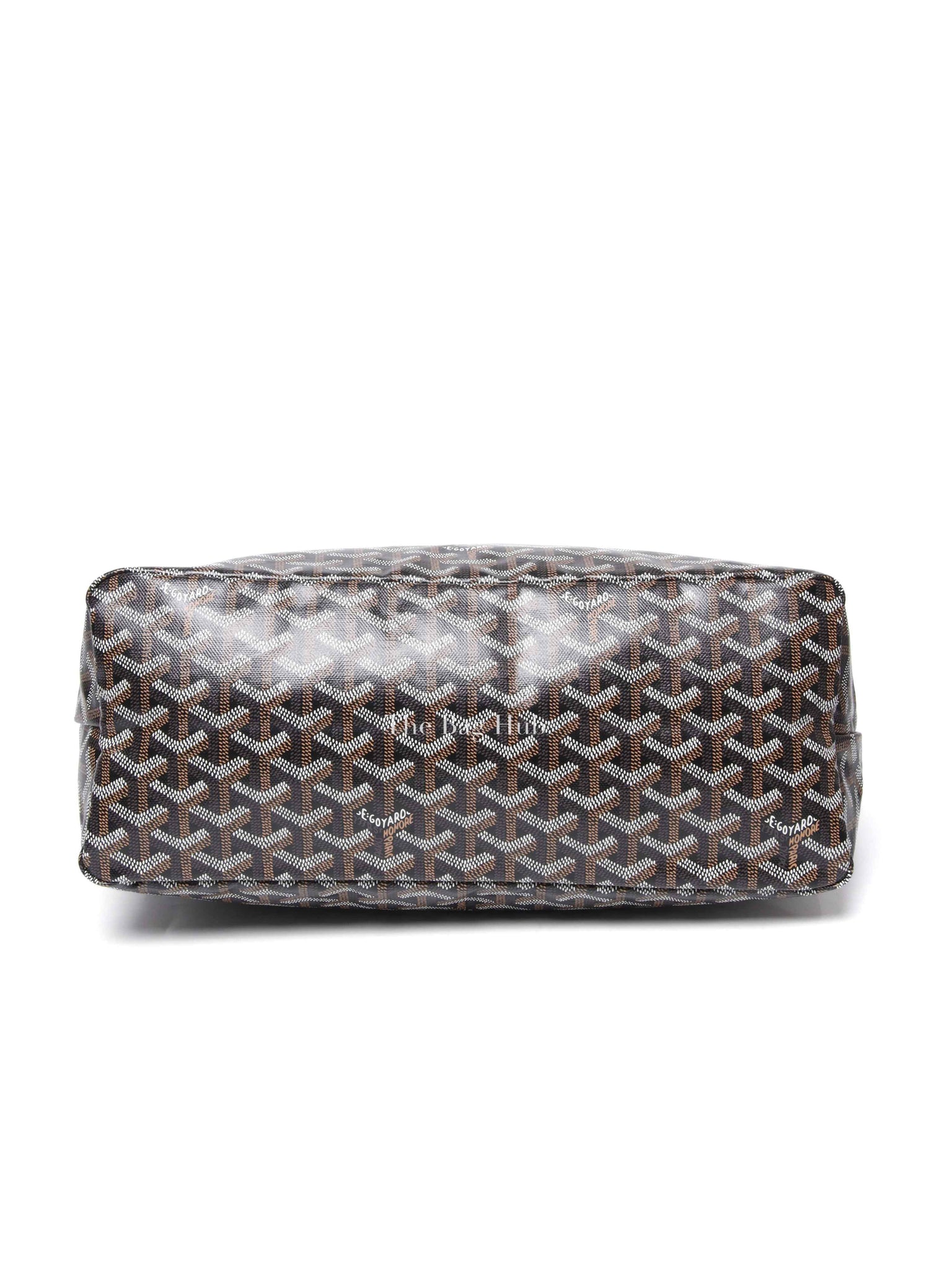 Goyard Black Canvas Boheme Hobo Bag