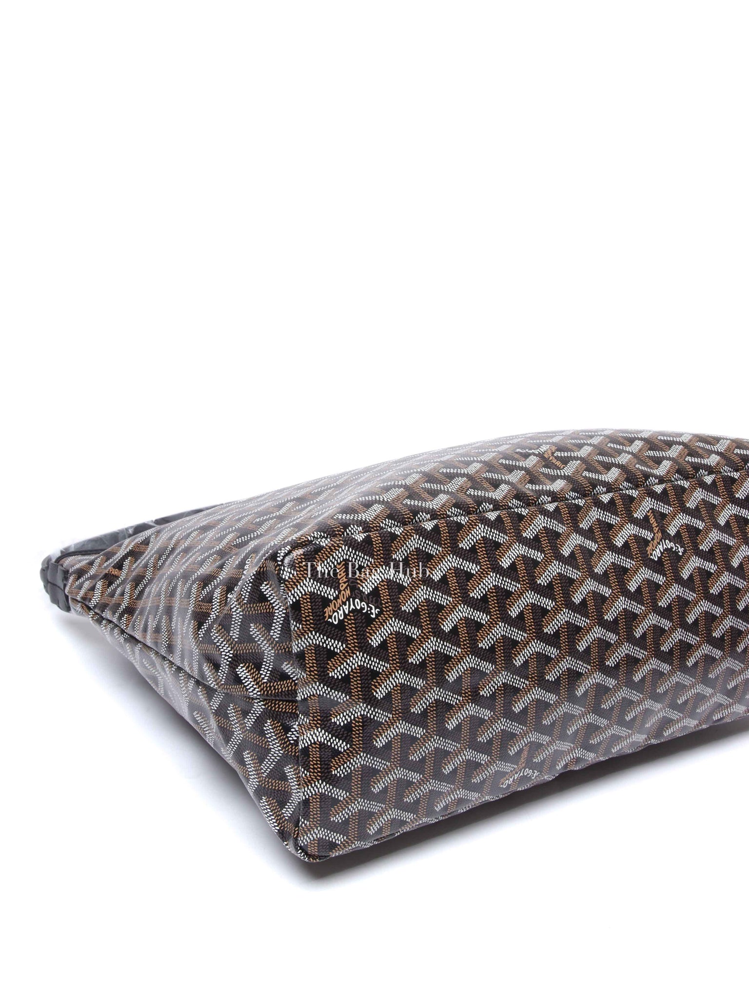 Goyard Black Canvas Boheme Hobo Bag