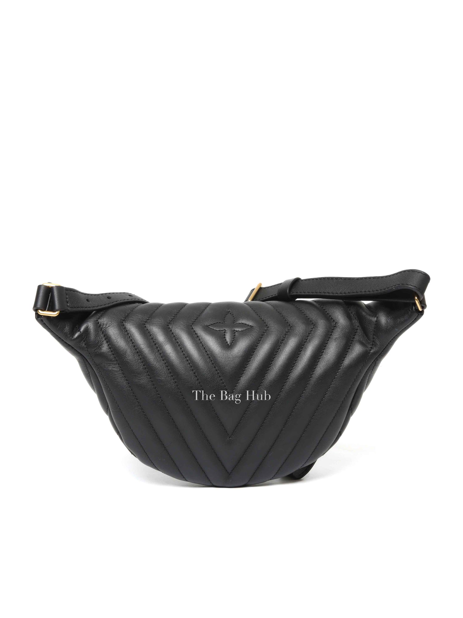 Louis Vuitton Black Leather New Wave Bumbag