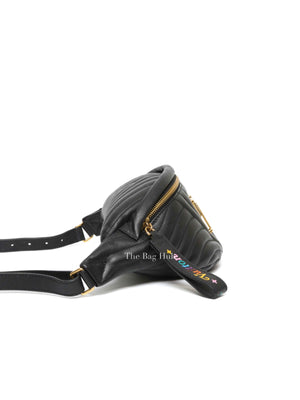 Louis Vuitton Black Leather New Wave Bumbag