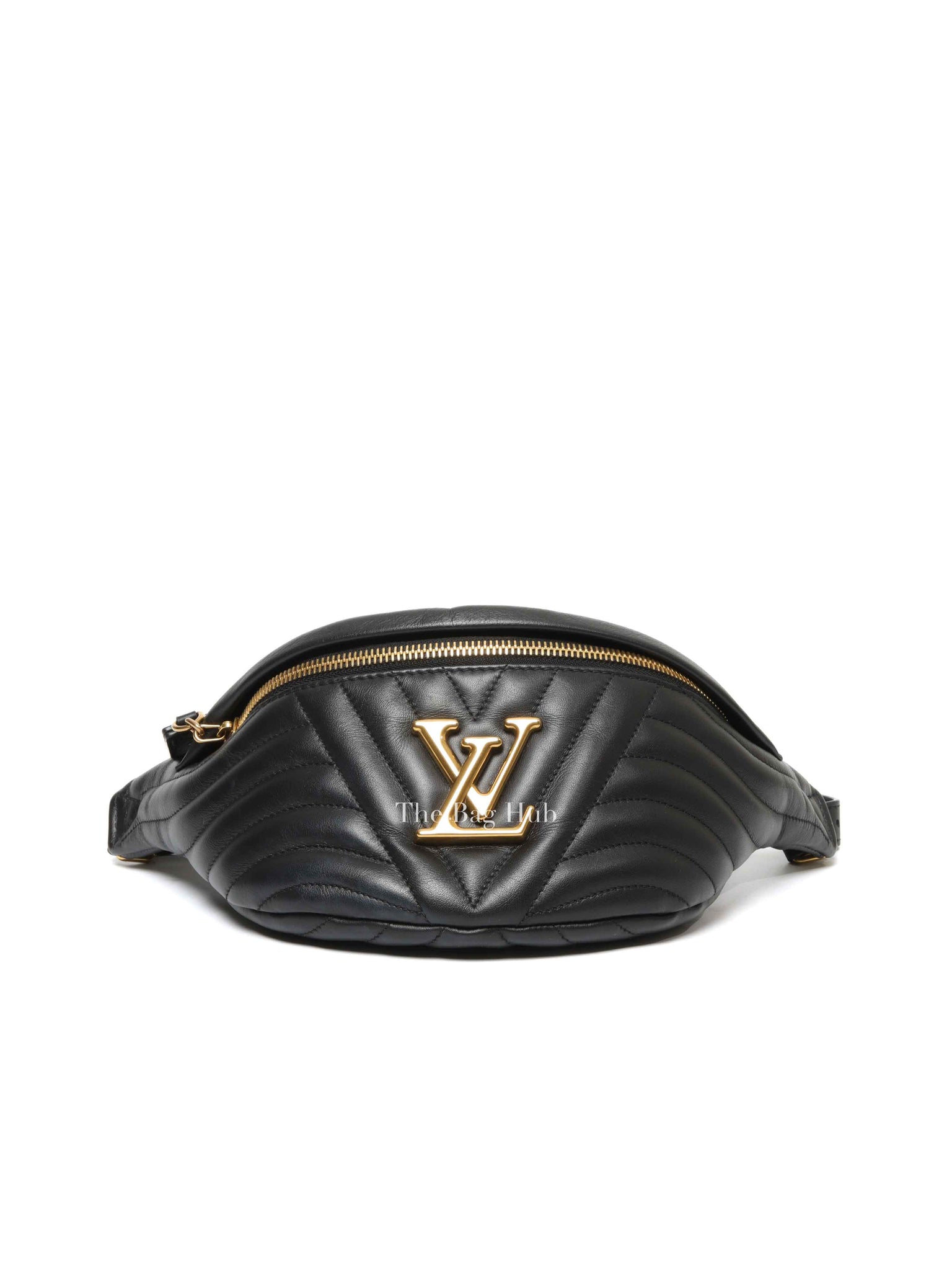 Louis Vuitton Black Leather New Wave Bumbag