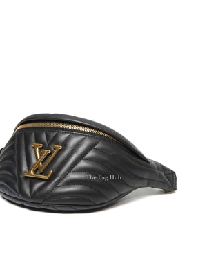 Louis Vuitton Black Leather New Wave Bumbag