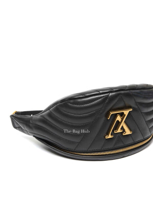 Louis Vuitton Black Leather New Wave Bumbag