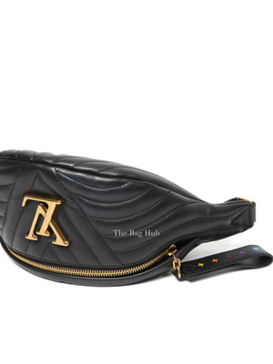 Louis Vuitton Black Leather New Wave Bumbag