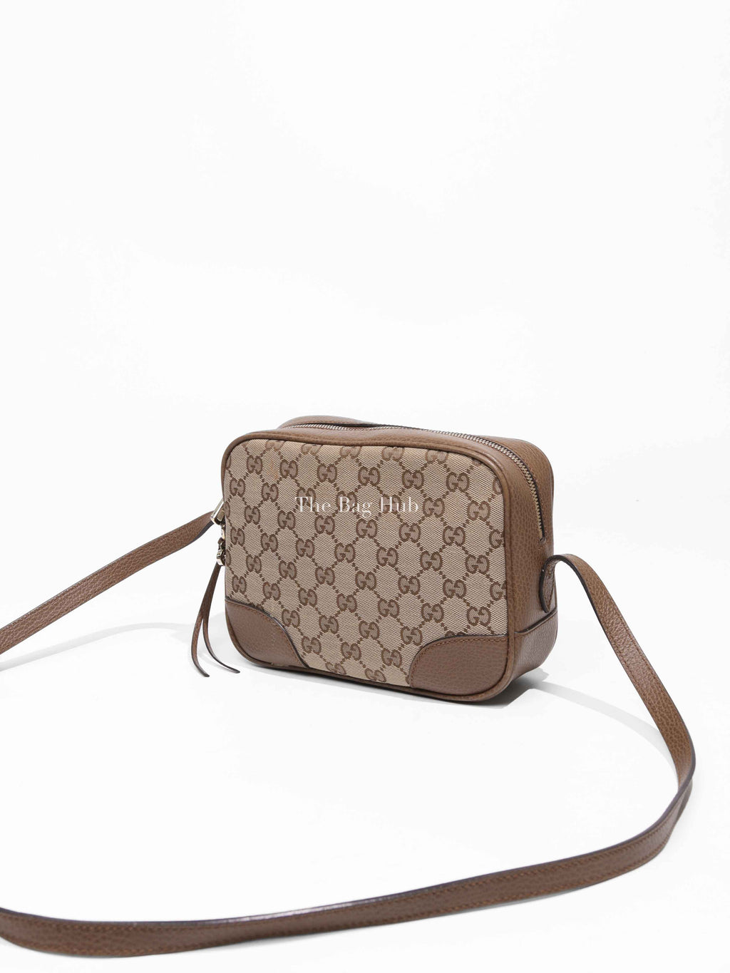 Gucci Beige Tabacco Monogram Mini Bree Messenger Bag
