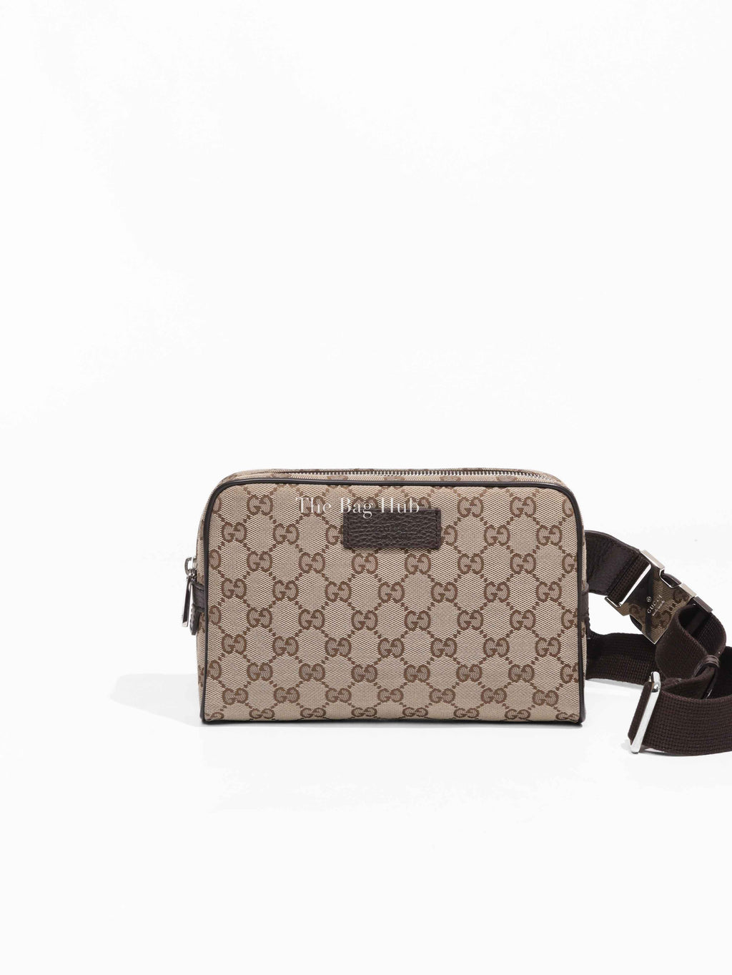 Gucci Beige/Brown GG Canvas and Leather Belt Bag