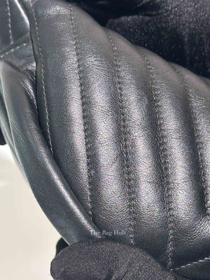 Louis Vuitton Black Leather New Wave Bumbag