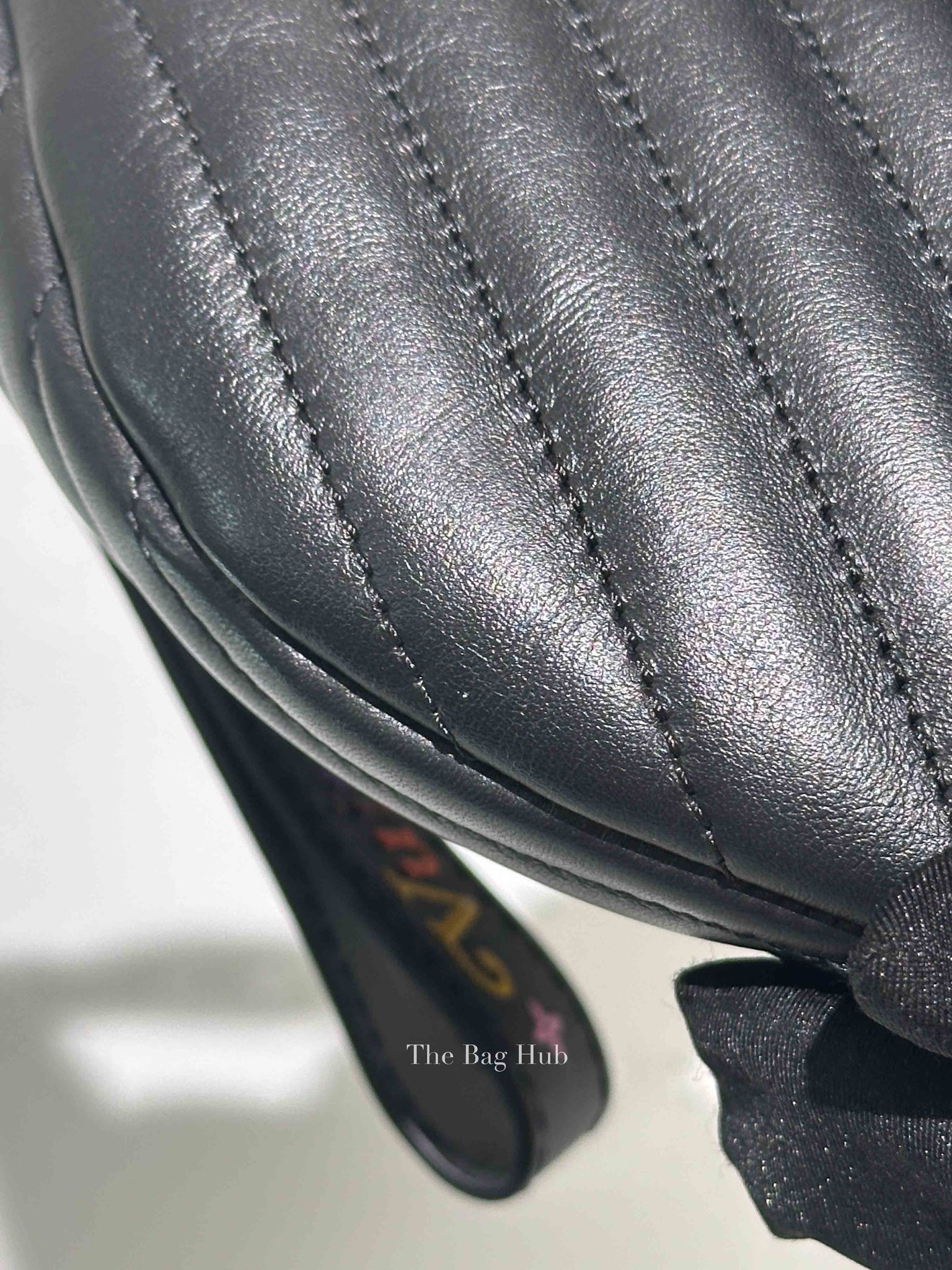 Louis Vuitton Black Leather New Wave Bumbag