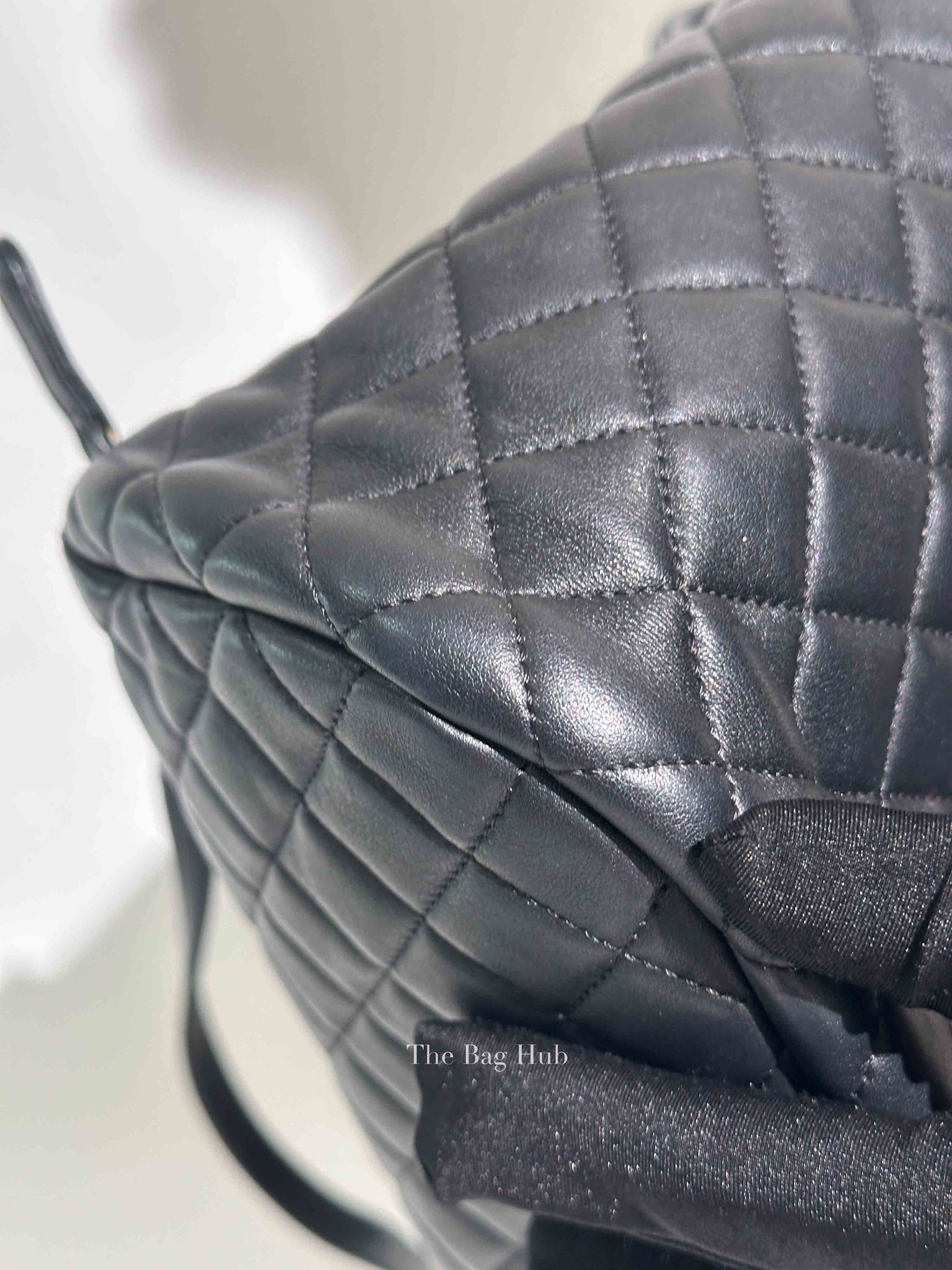 Chanel Black Leather Quilted Urban Spirit Large Backpack