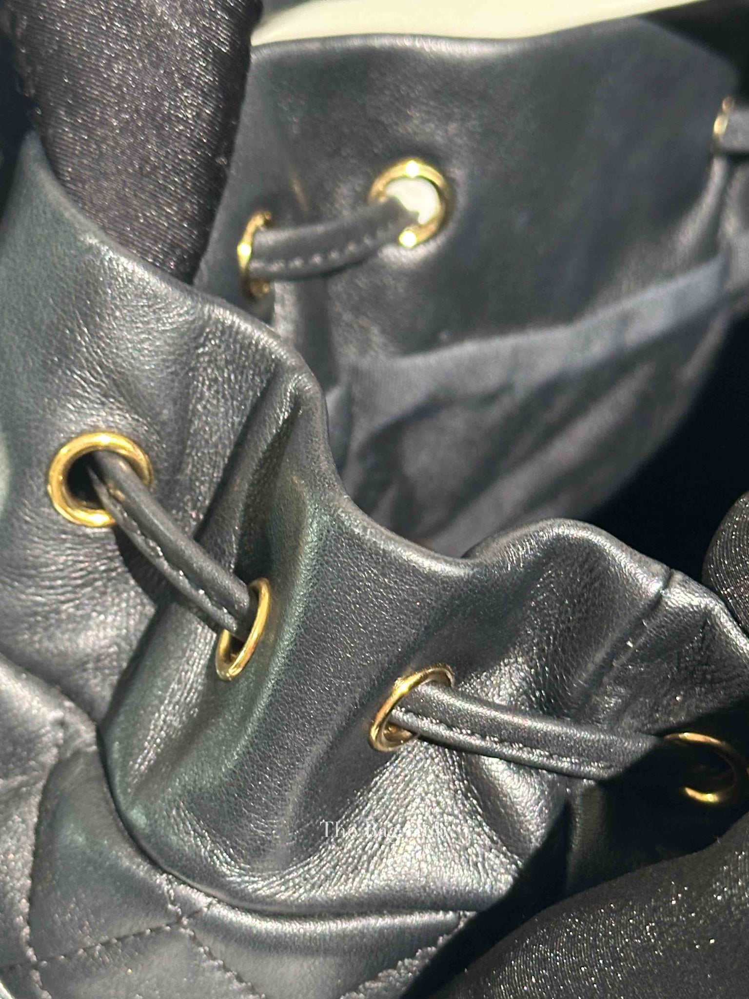 Chanel Black Leather Quilted Urban Spirit Large Backpack