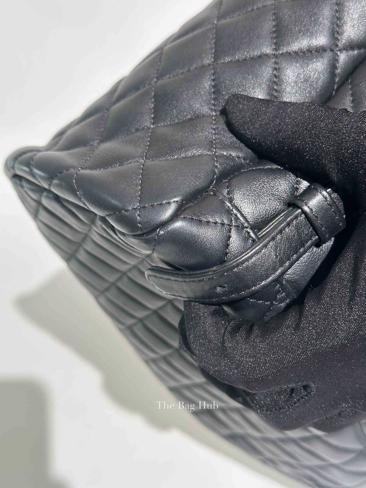 Chanel Black Leather Quilted Urban Spirit Large Backpack