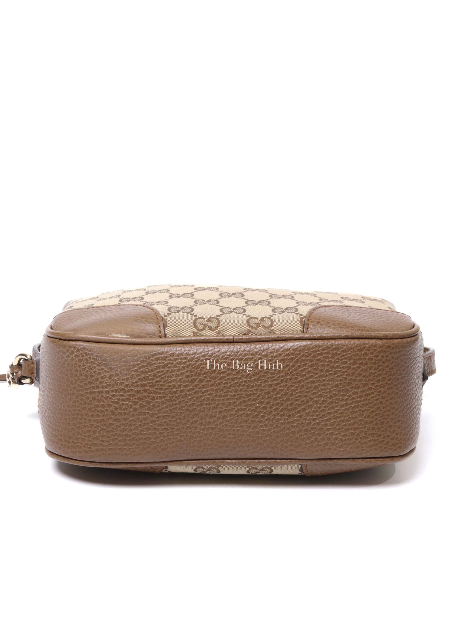 Gucci Beige Tabacco Monogram Mini Bree Messenger Bag