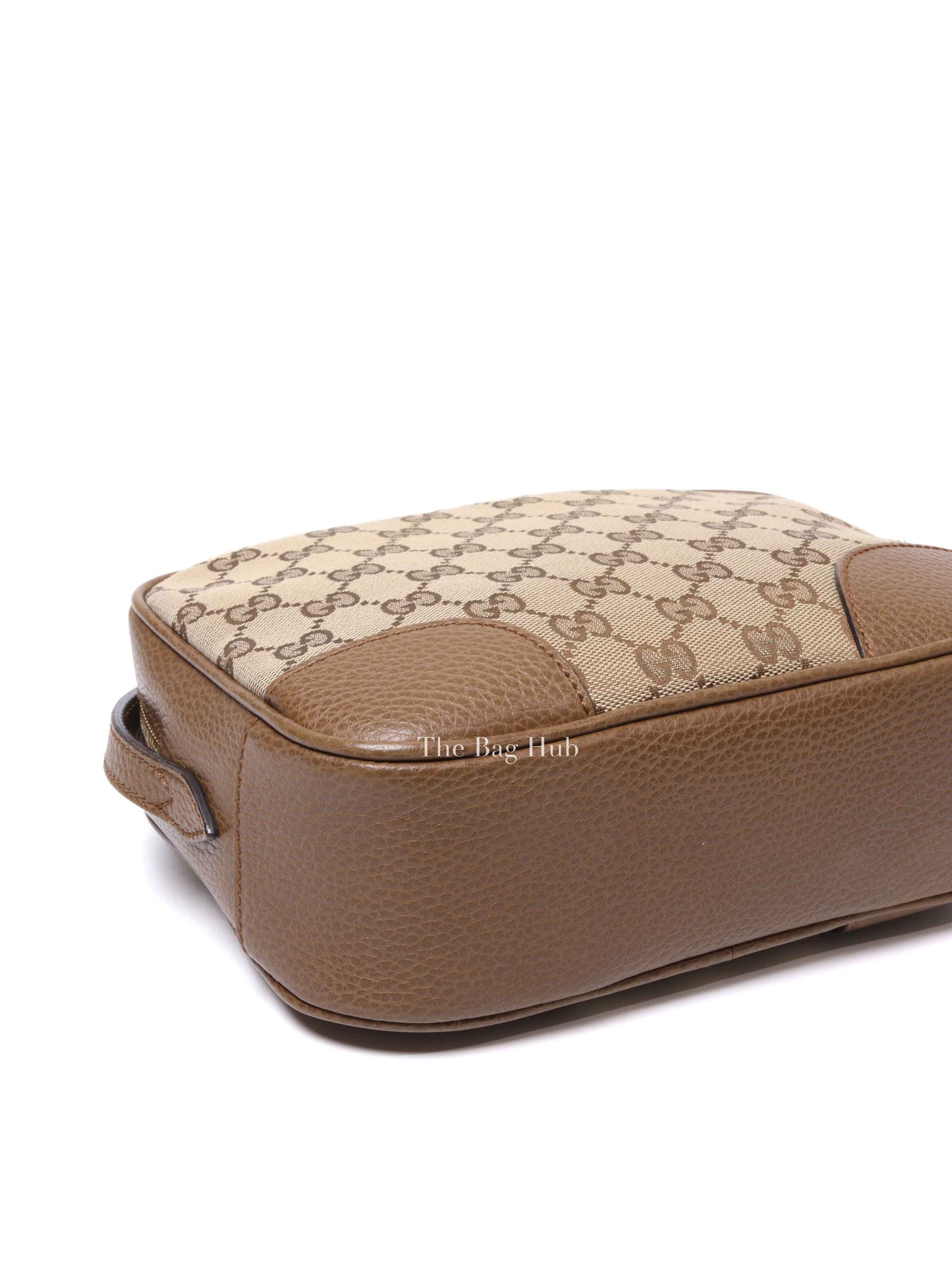 Gucci Beige Tabacco Monogram Mini Bree Messenger Bag