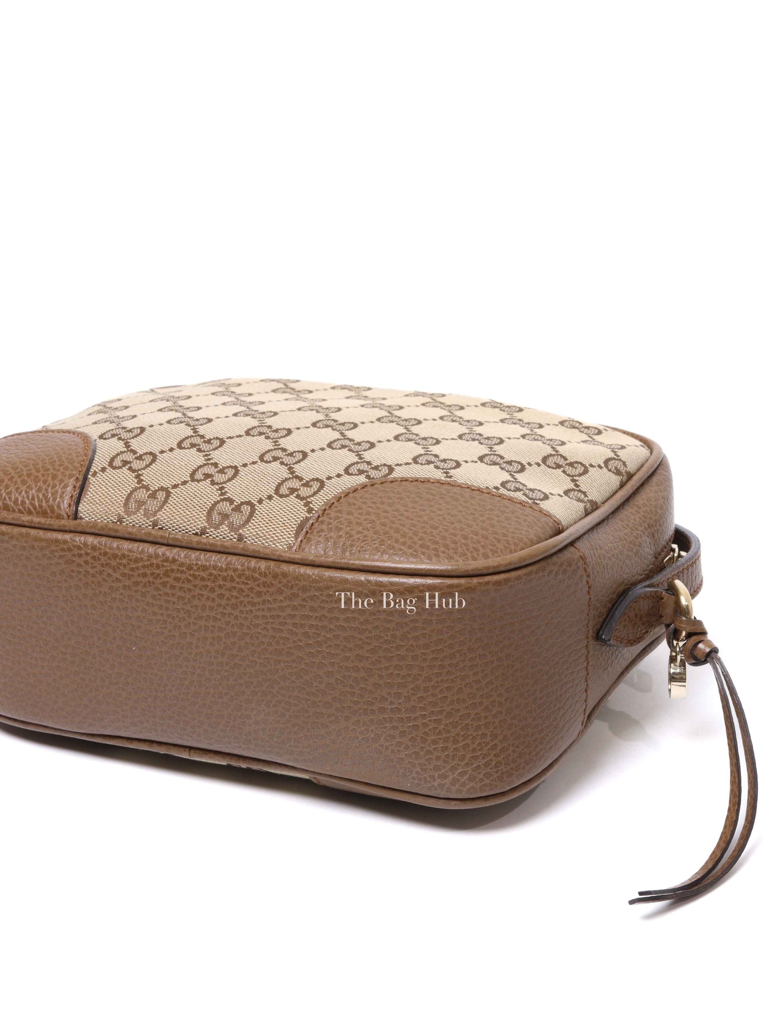 Gucci Beige Tabacco Monogram Mini Bree Messenger Bag