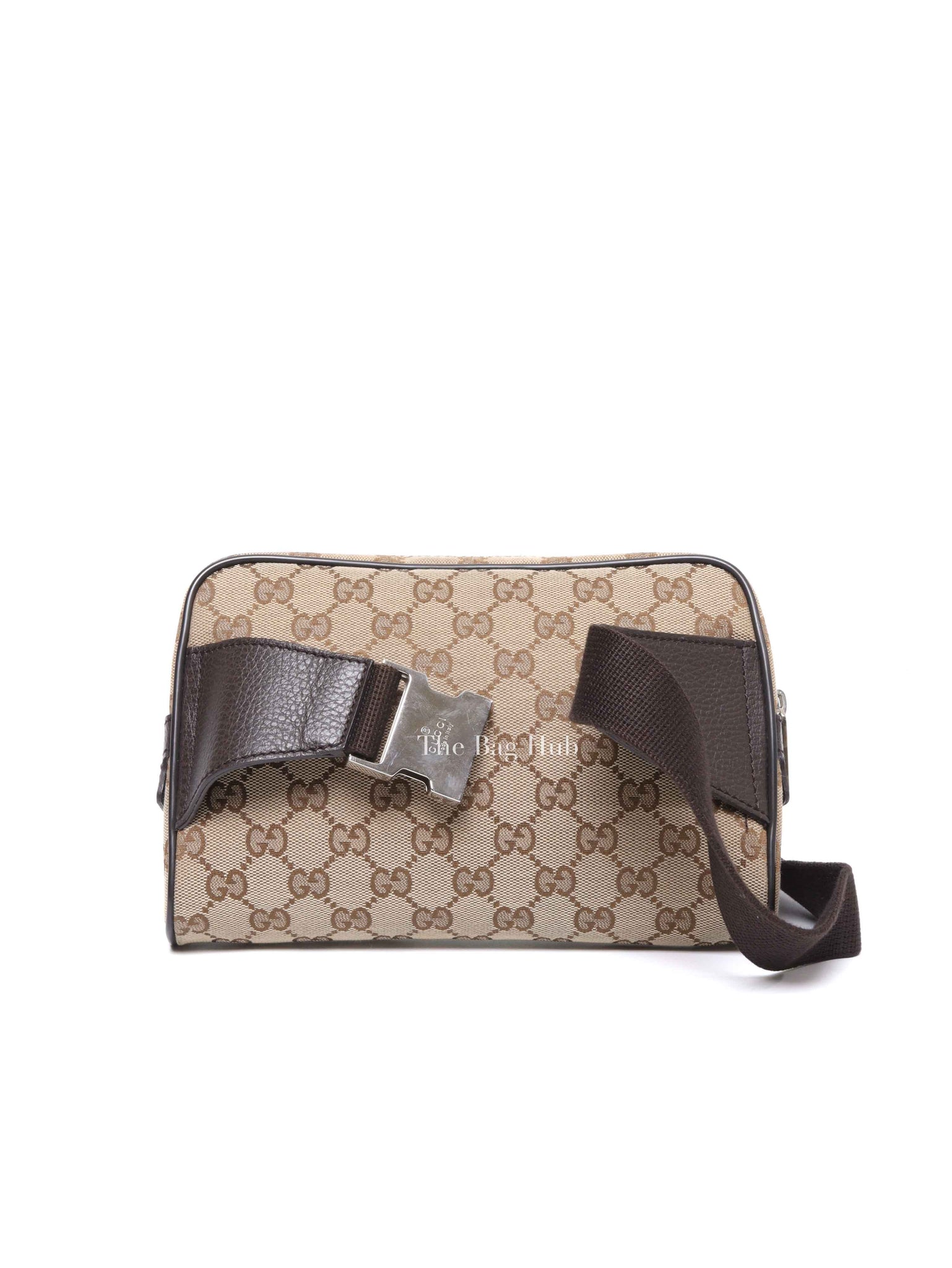 Gucci Beige/Brown GG Canvas and Leather Belt Bag