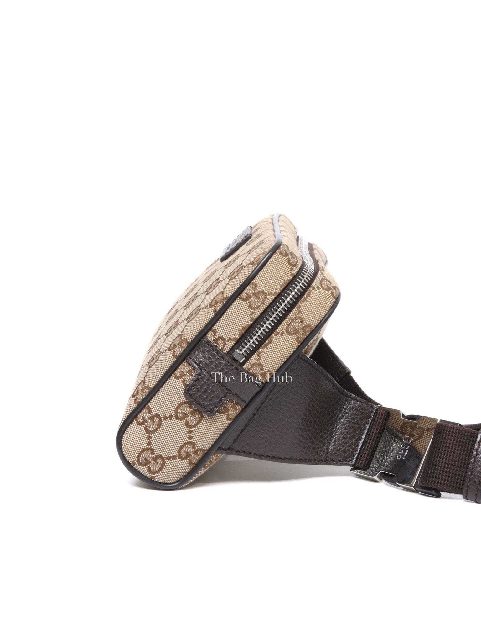 Gucci Beige/Brown GG Canvas and Leather Belt Bag