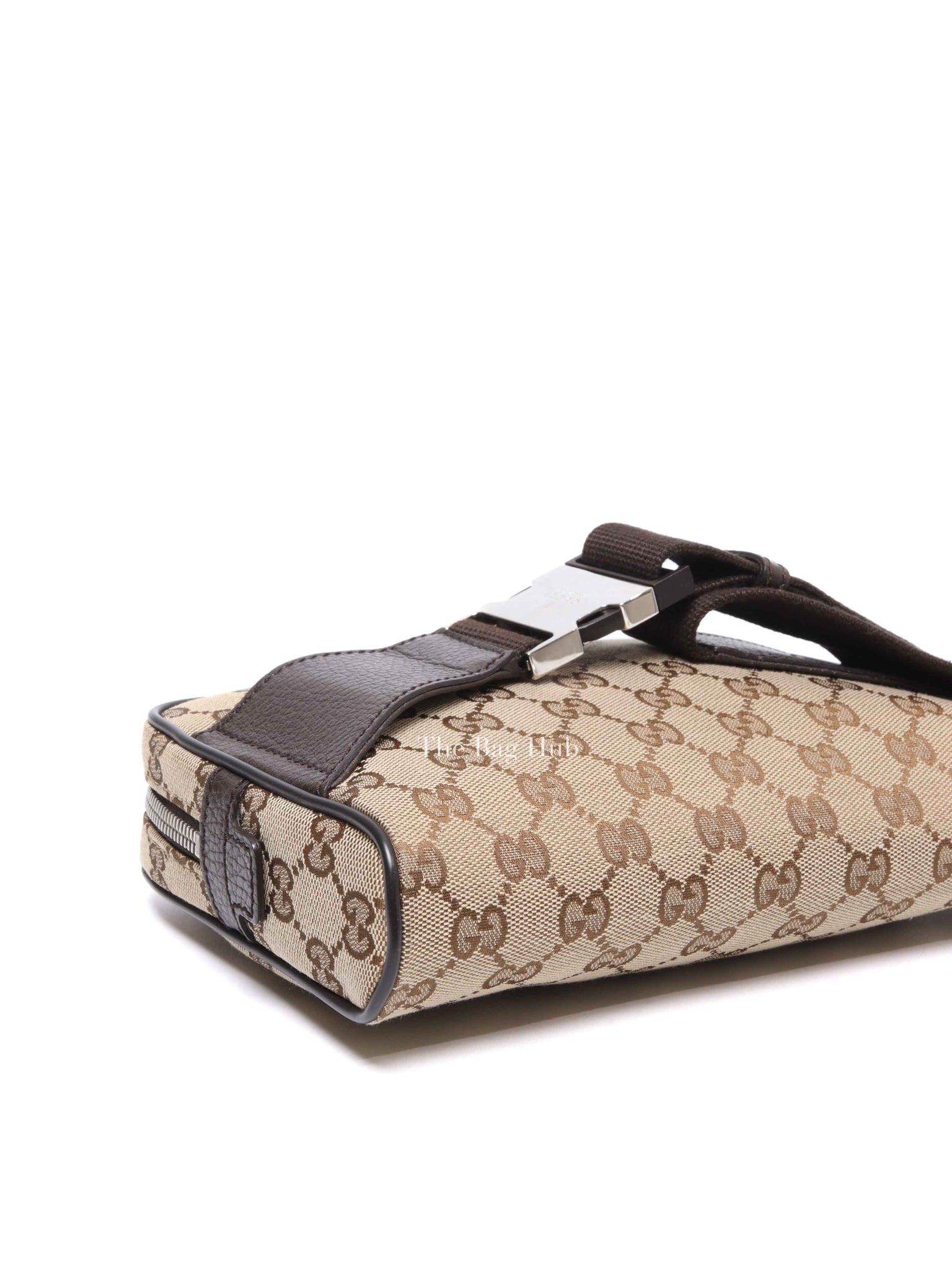 Gucci Beige/Brown GG Canvas and Leather Belt Bag