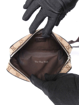 Gucci Beige/Brown GG Canvas and Leather Belt Bag