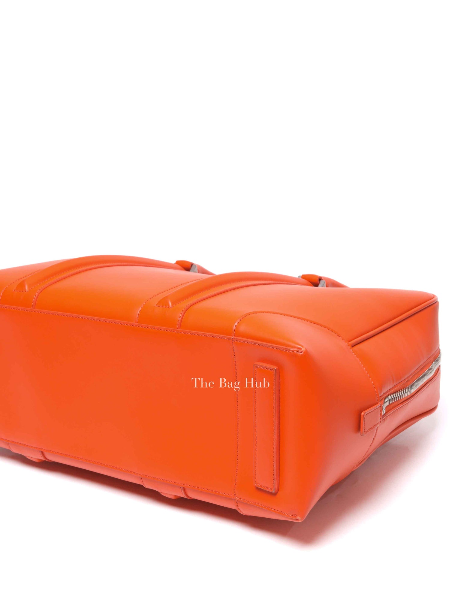 Givenchy Orange Calfskin Lucrezia Briefcase