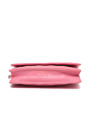 Chanel Pink Quilted Lambskin Leather Classic WOC SHW